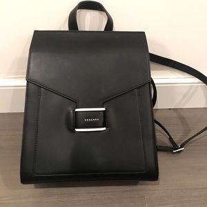 NWOT black minimalistic backpack